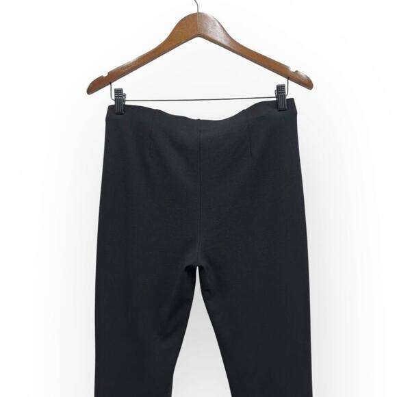 Eileen Fisher Mid Rise Pull-On Stretch Ponte Legging Pants Black 31" size S/P - Picture 5 of 6